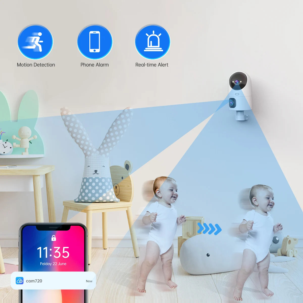 JOOAN 5K Dual Lens IP Camera