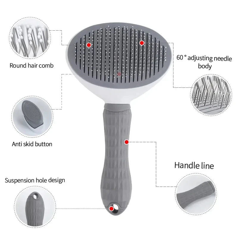 Stainless Steel Pet Grooming Brush