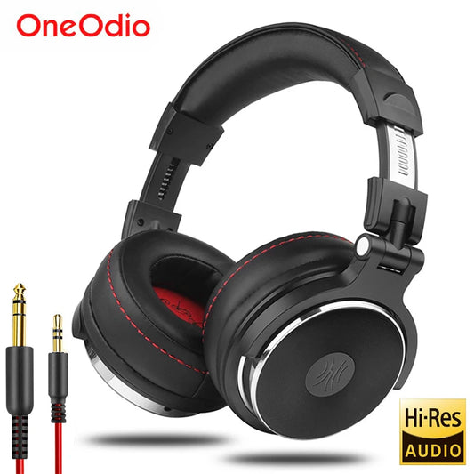 Oneodio Wired Pro DJ Headphones with Microphone