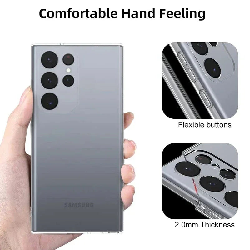 Clear Silicone Phone Case for Samsung