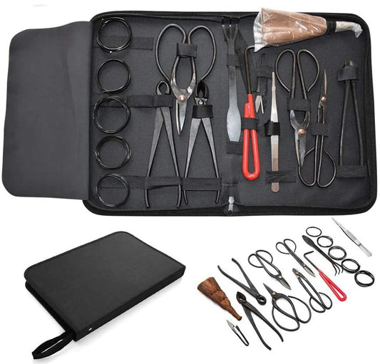 Premium Bonsai Tools Set - 16PCS Styling Kit