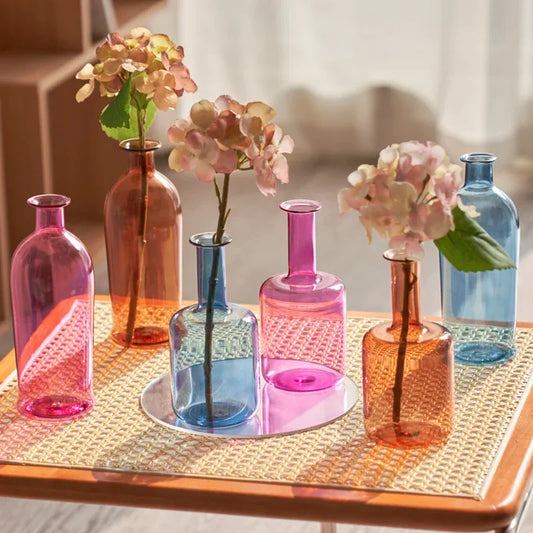 Modern Glass Vase Candle Holder