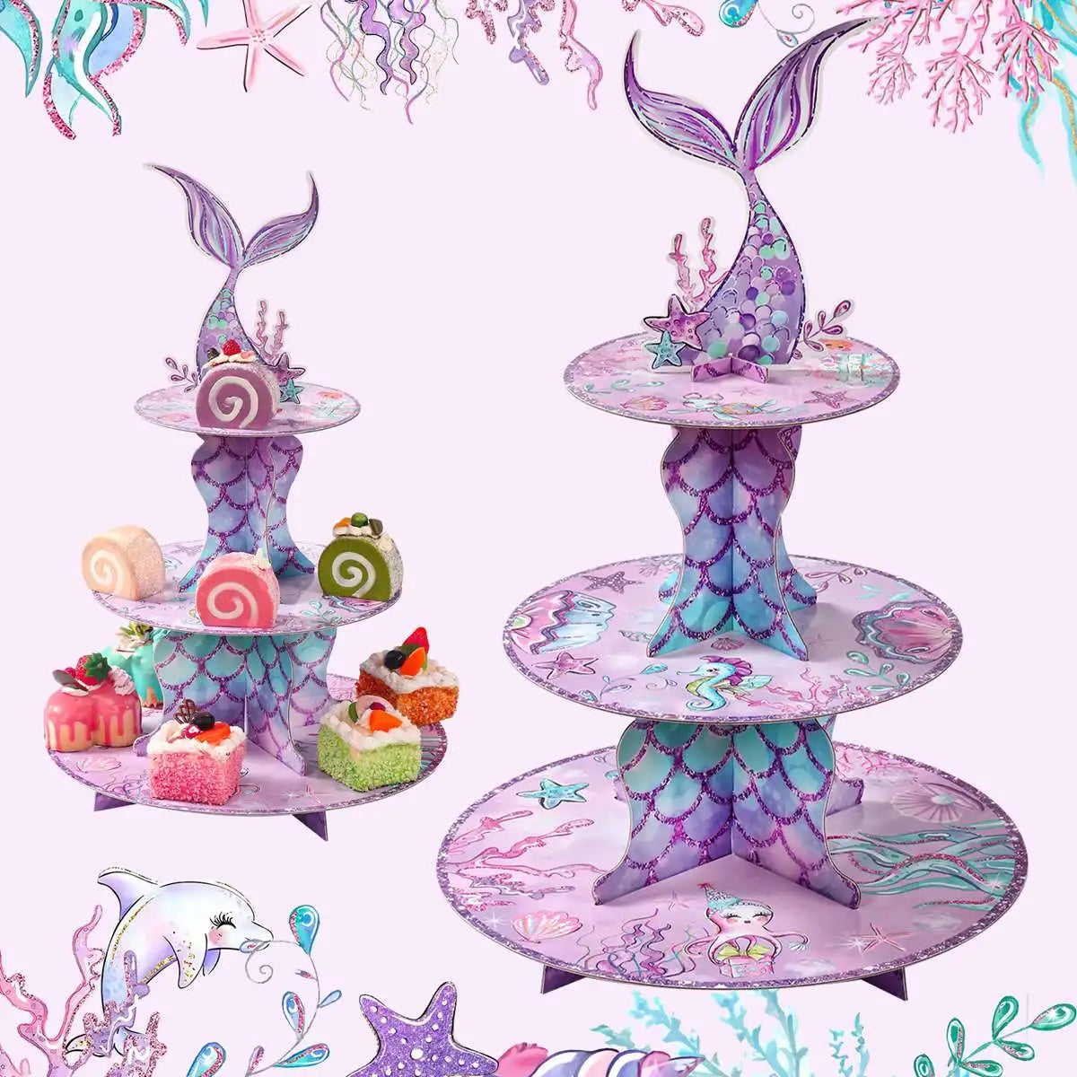 Mermaid Party Supplies Set