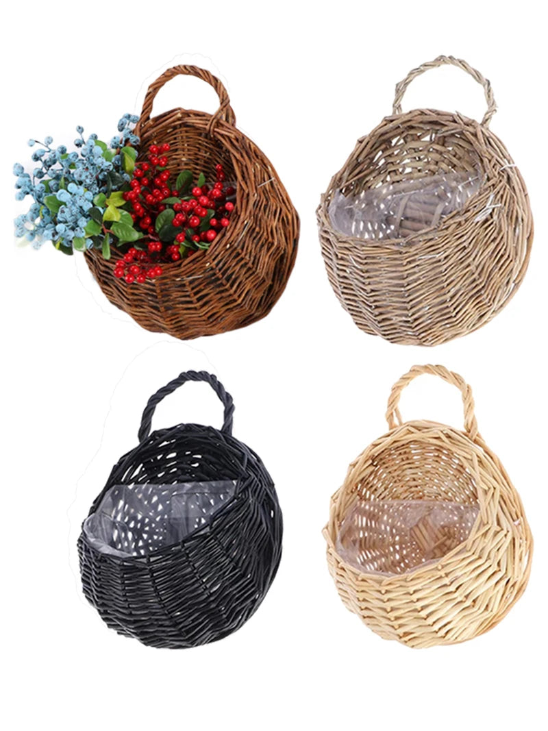 Handmade Wicker Hanging Planter