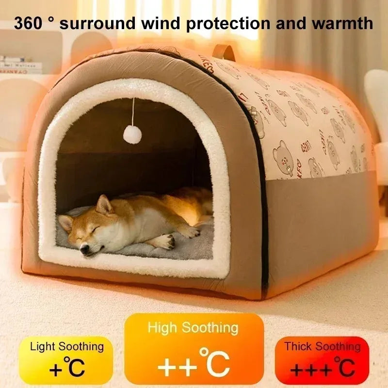 Warm Winter Dog House Mat - Big Dog Kennel