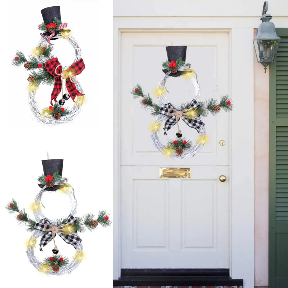 Christmas Snowman LED Garland