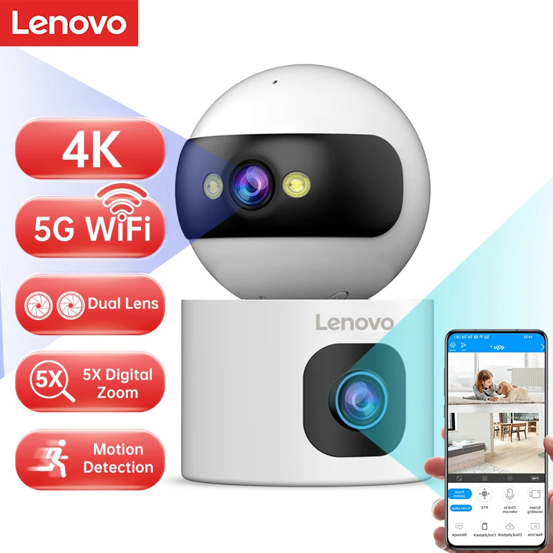 Lenovo 4K Dual Lens WiFi Camera