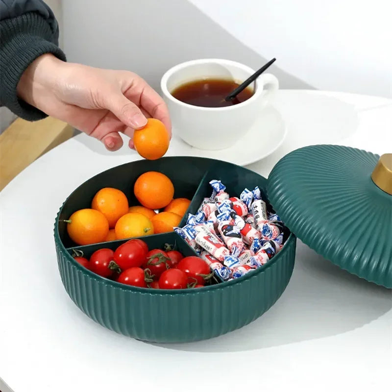 4-Compartment Food Platter with Lid