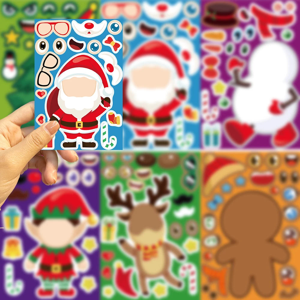 Christmas DIY Puzzle Sticker Set