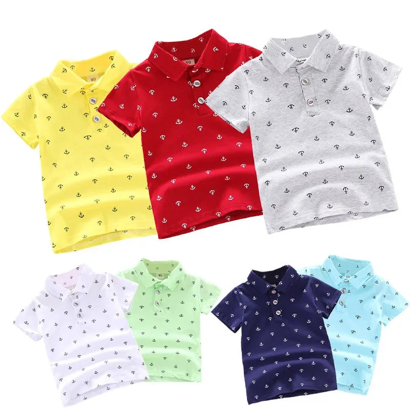 Breathable Boys Summer Shirt - Trendy Prints