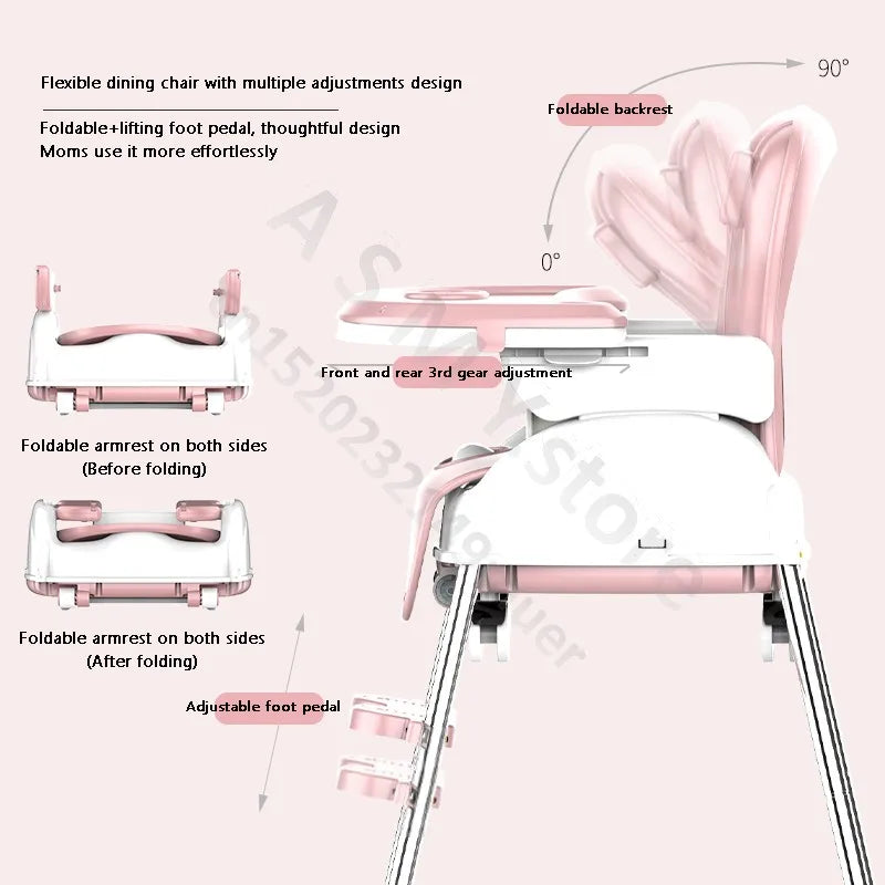 Convertible Baby Highchair Booster Seat