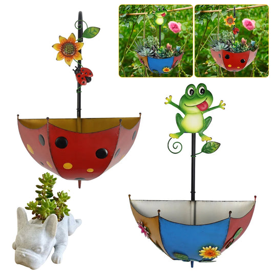 Hanging Umbrella Flower Pots