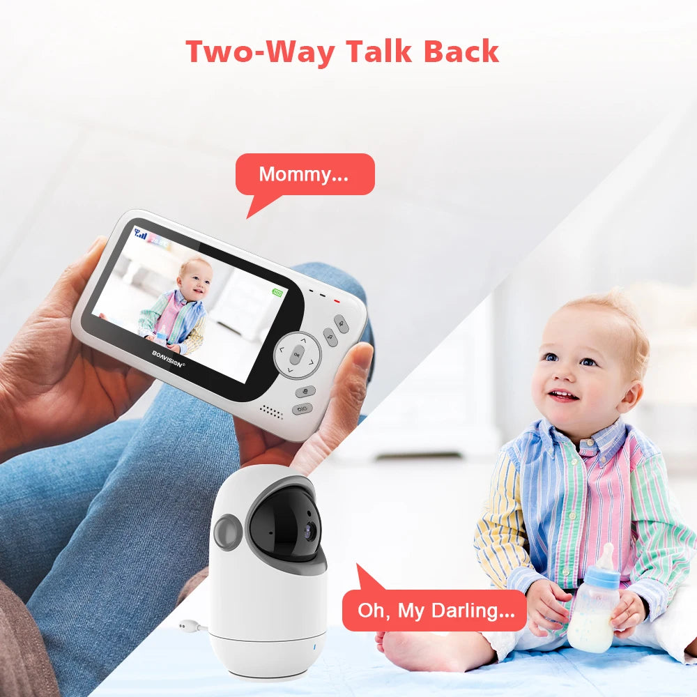 4.3'' Video Baby Monitor: Wireless, Night Vision