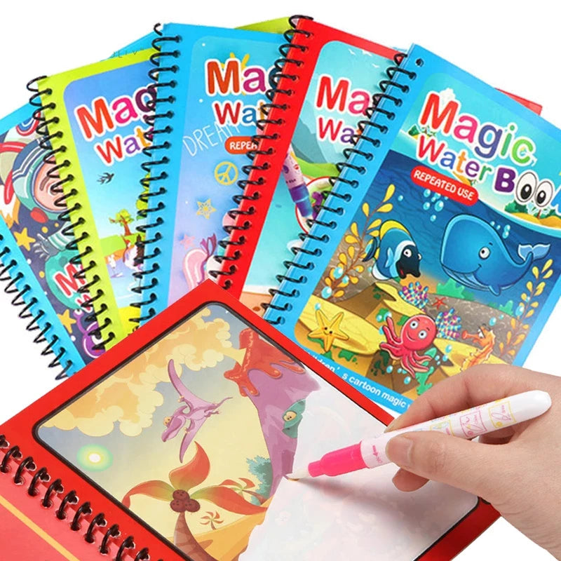 Magic Water Drawing Book for Kids