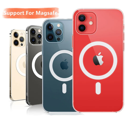 Transparent Magsafe Magnetic iPhone Case