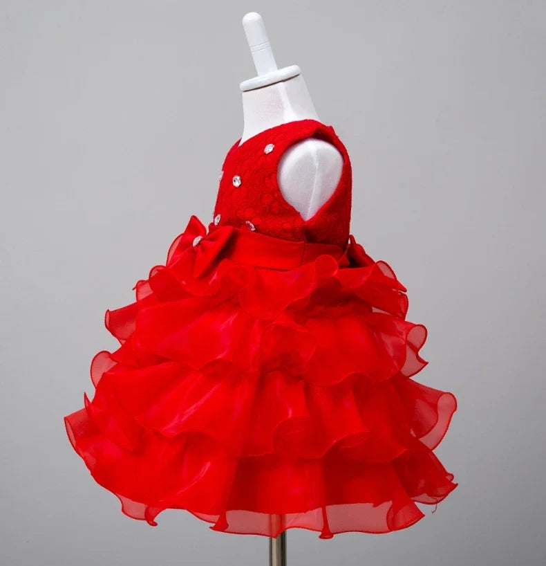 Red Princess Party Dress