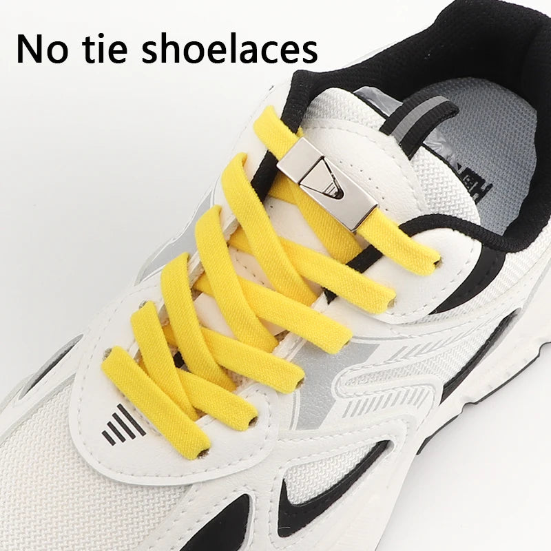 No Tie Shoelace Press Locks - Convenient Elastic Laces