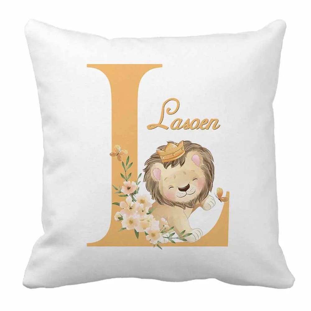 LVYZIHO Custom Cute Doodle Lion Baby Bedding Set