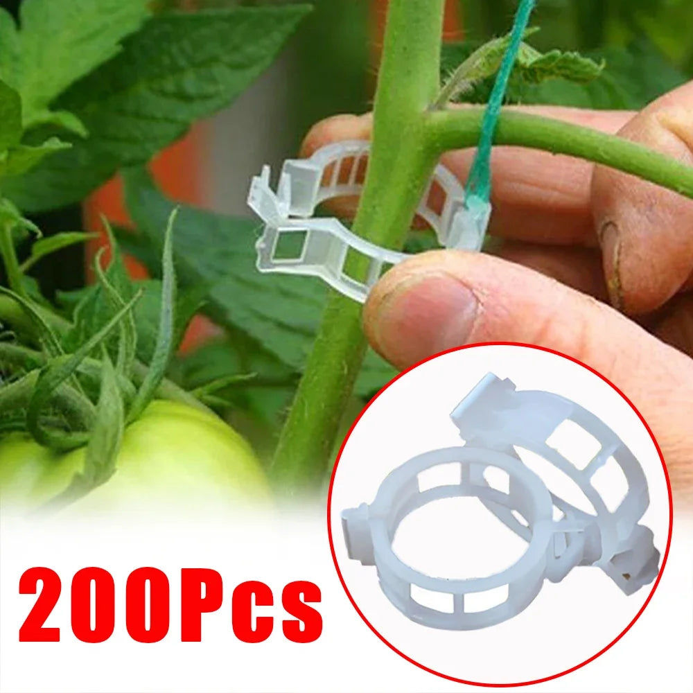 150 Plant Support Clips - Garden Must-Have