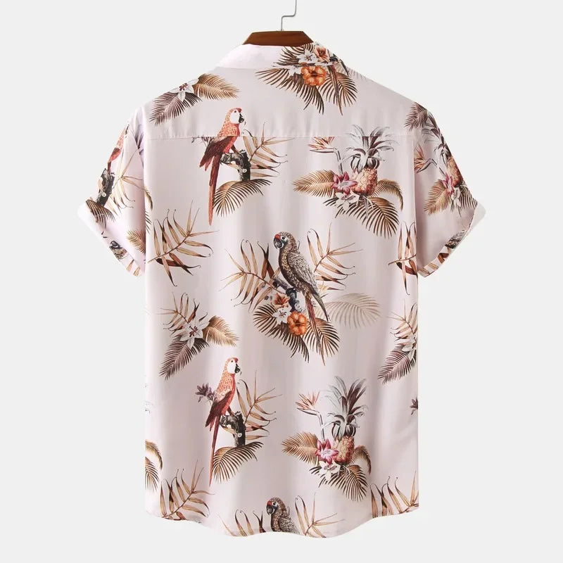 2024 Men's Hawaiian Beach Shirts