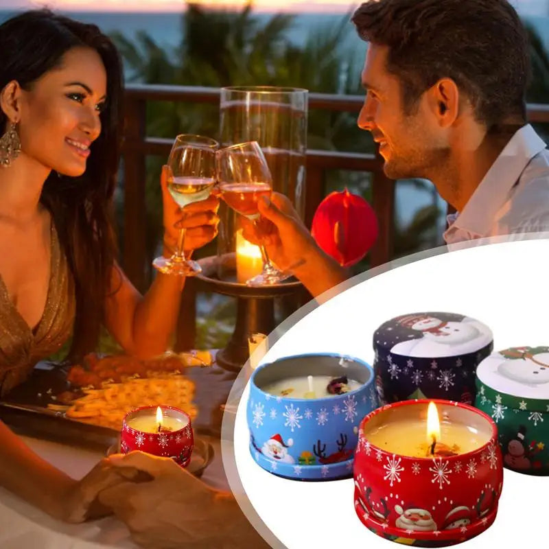 Christmas Scented Candles Gift Set