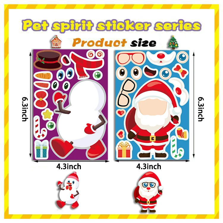 Christmas DIY Puzzle Sticker Set