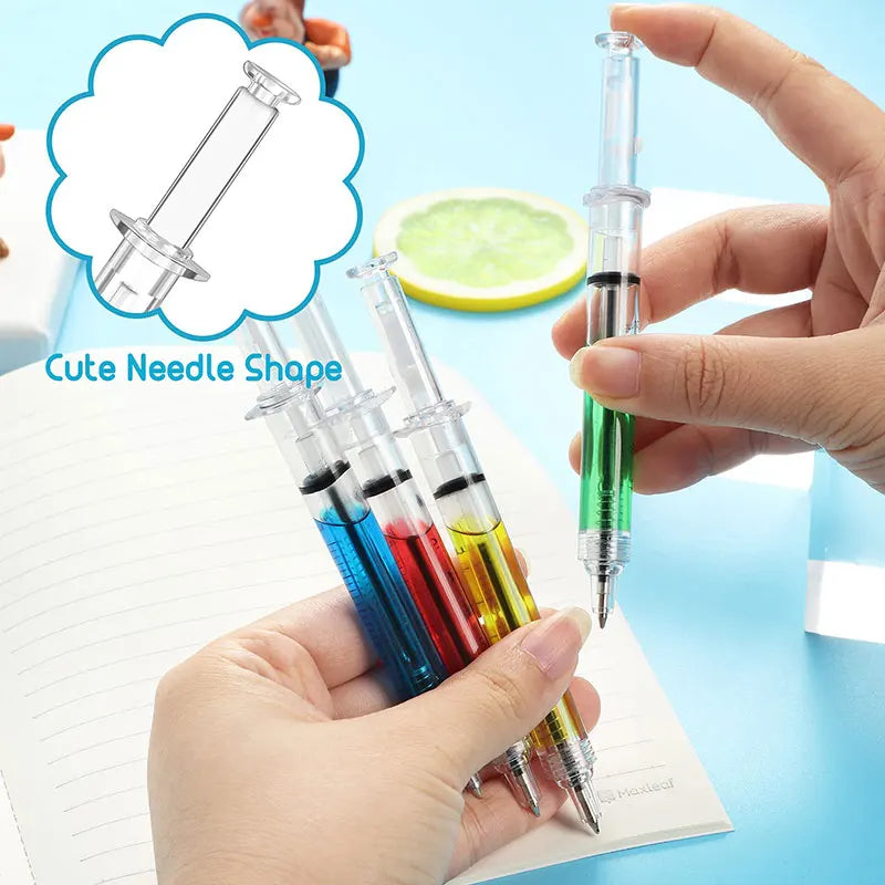 Syringe Pens Set - Novelty Medical Ballpoint Pens