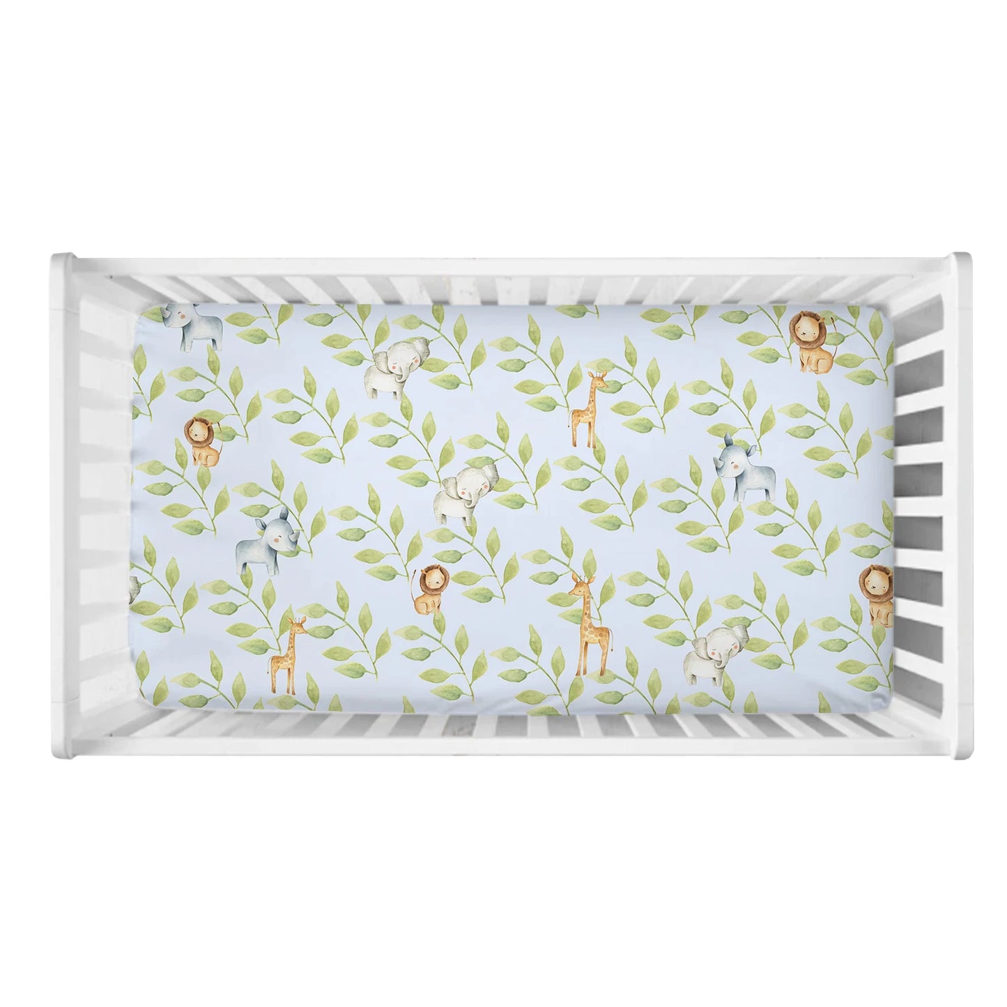 LVYZIHO Jungle Animals Crib Set