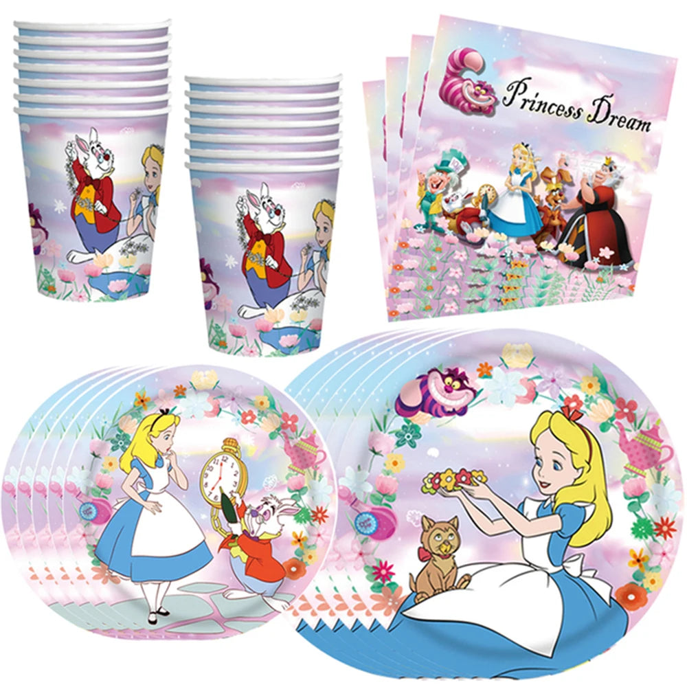 Alice in Wonderland Birthday Party Supplies