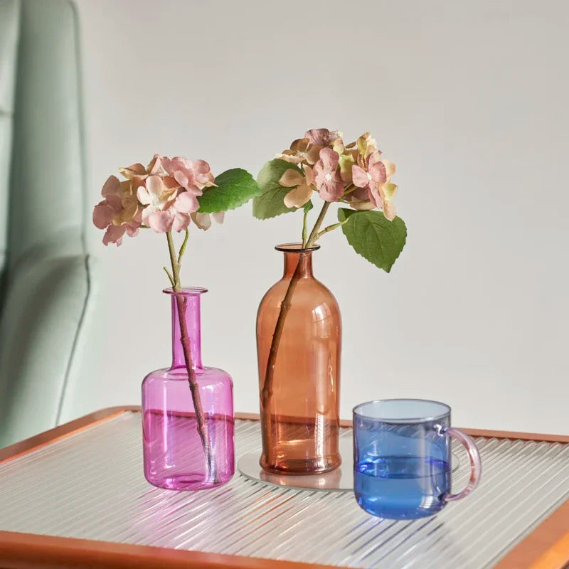 Modern Glass Vase Candle Holder