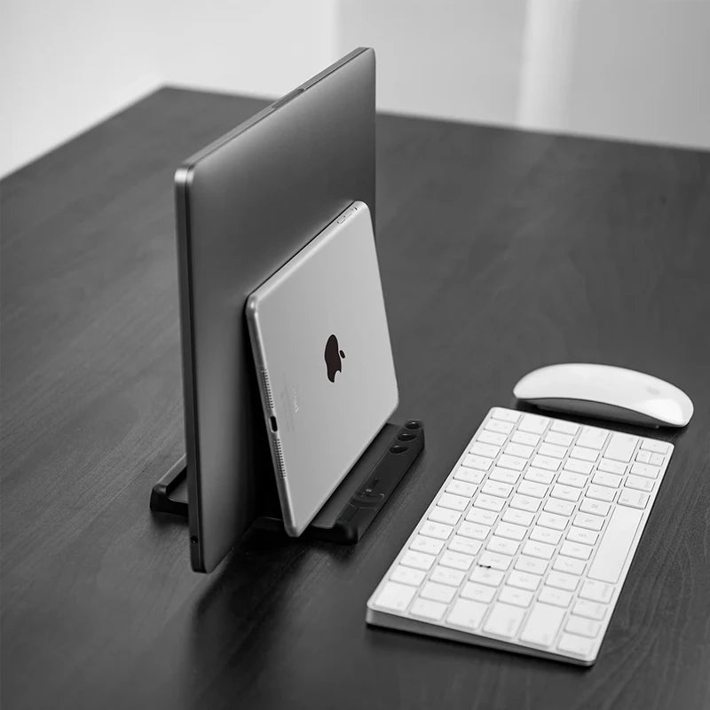 Vertical Laptop Stand - Space Saver & Stable