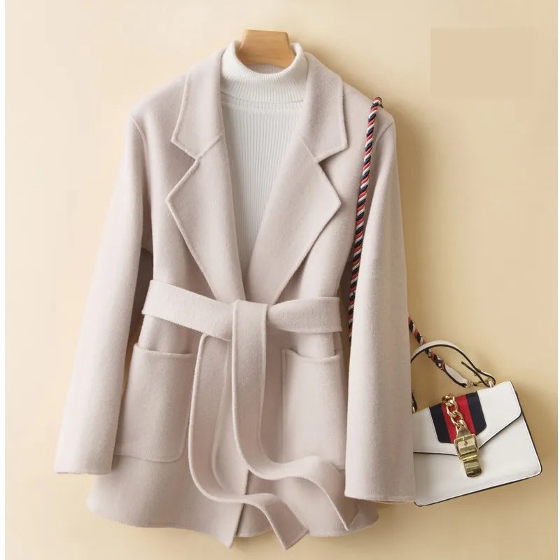 High-Quality 100% Wool Coat for Women