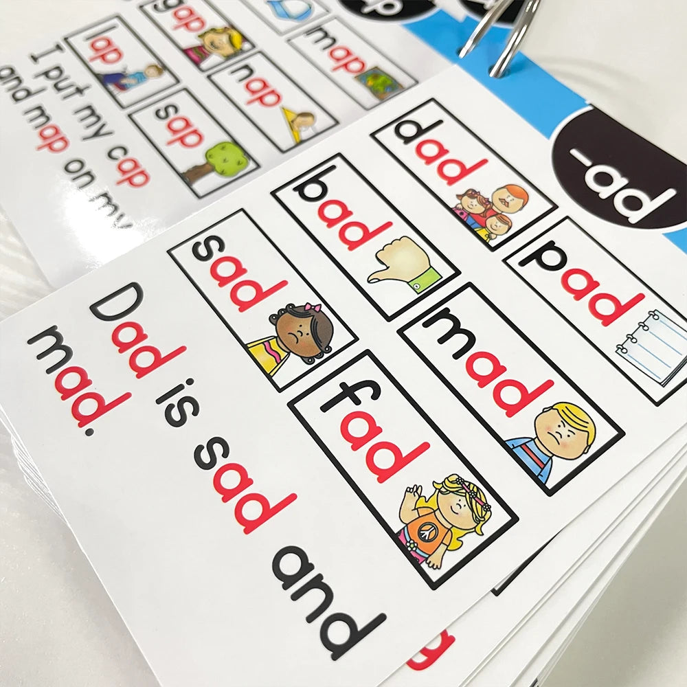 English Phonics Flash Cards for Kids