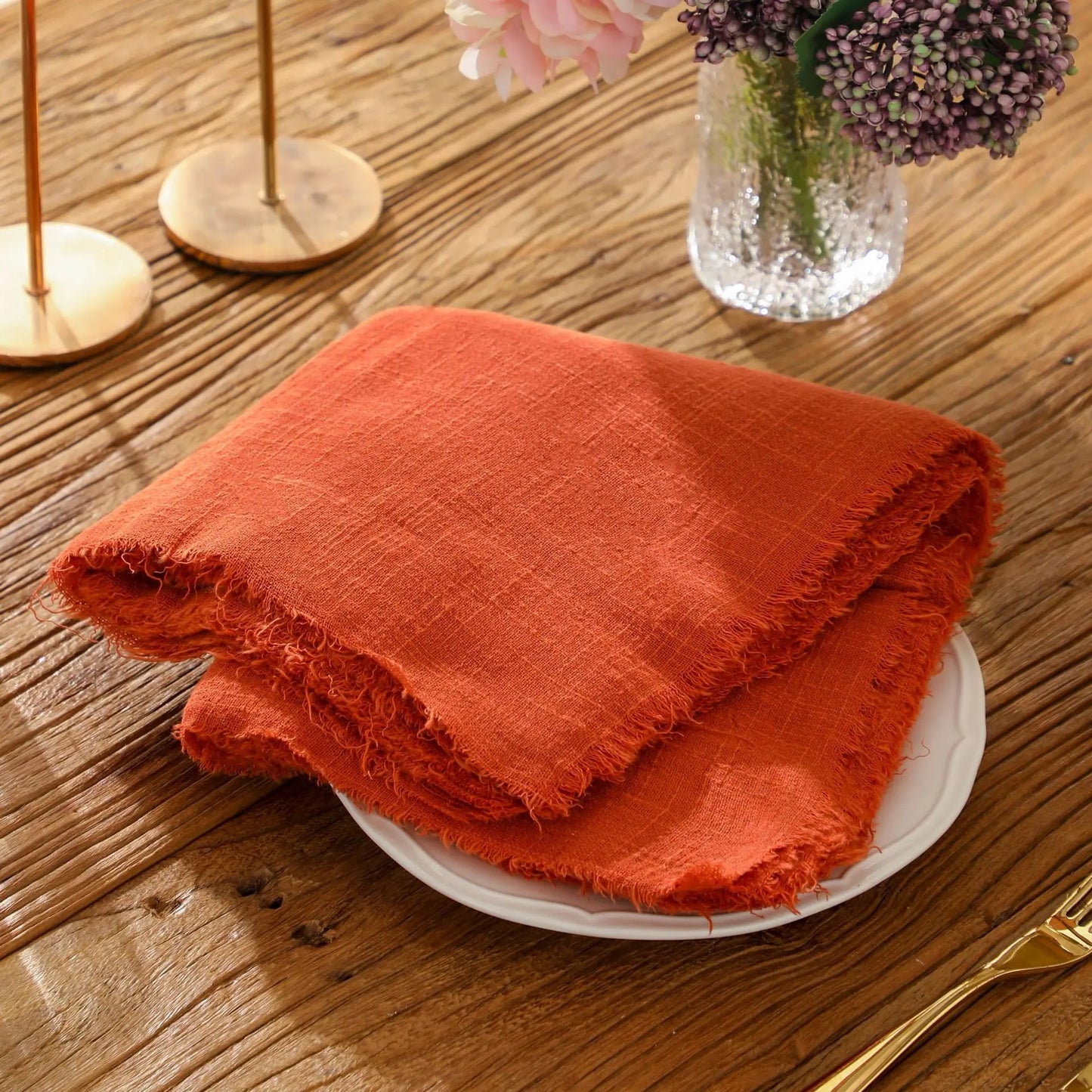 Luxury Cotton Gauze Crepe Napkins 42x42cm