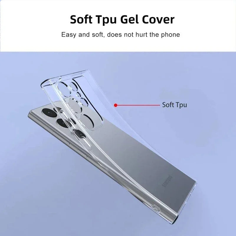 Clear Silicone Phone Case for Samsung