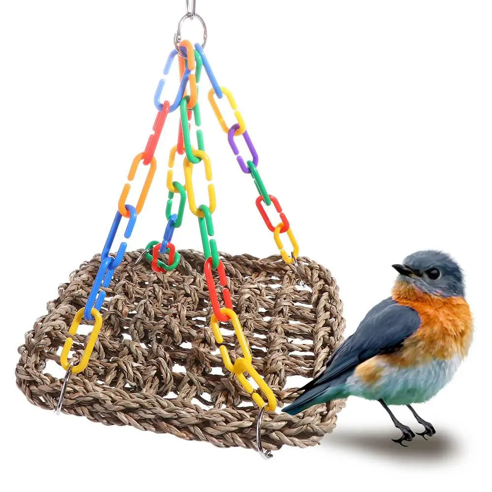 Premium Parrot Swing Toys - Bird Cage Accessories