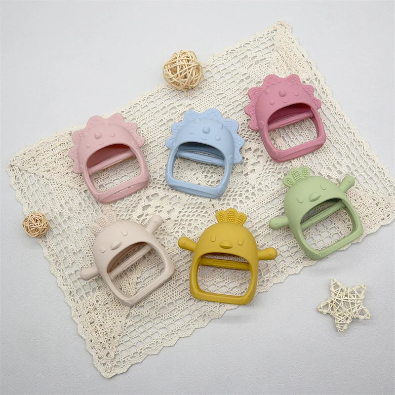 Soft Silicone Baby Teether Set