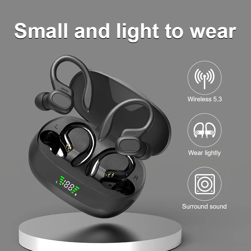 Wireless Sport Earbuds with 9D Hifi Stereo Sound