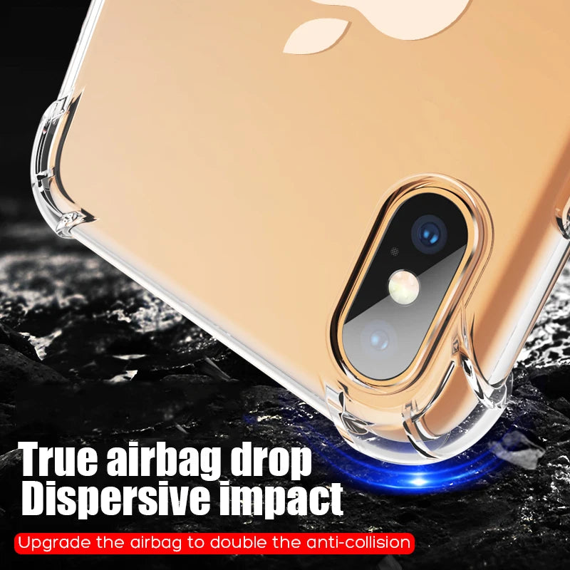 Transparent Shockproof iPhone Case