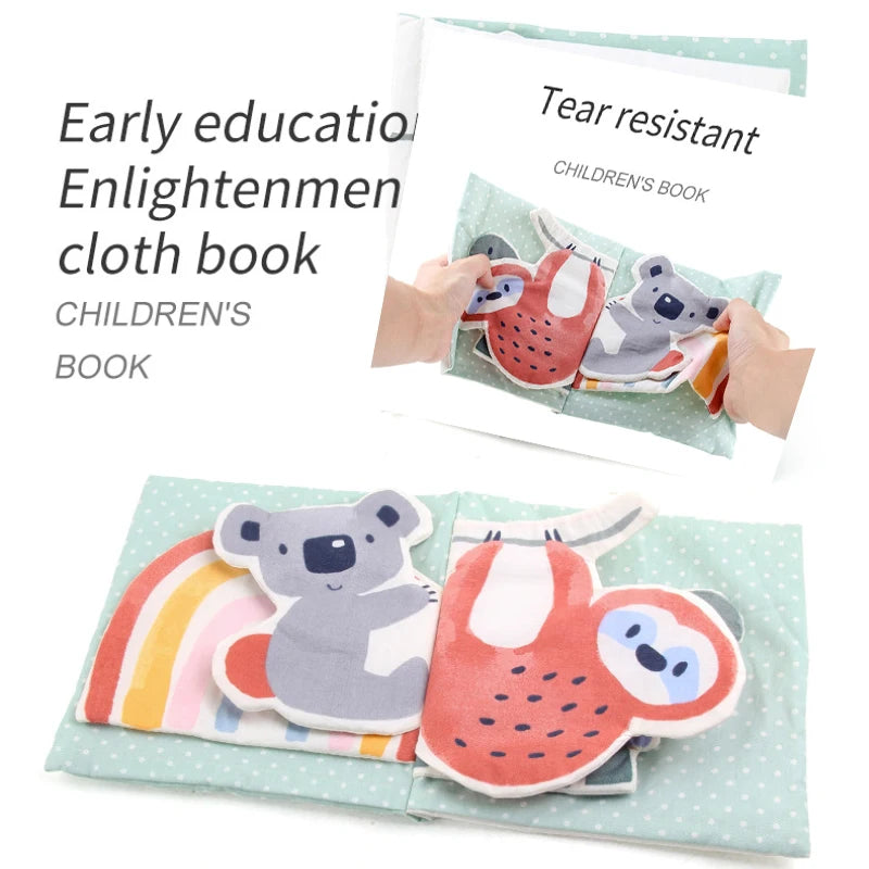 3D Cloth Book Toddler Learning Toy