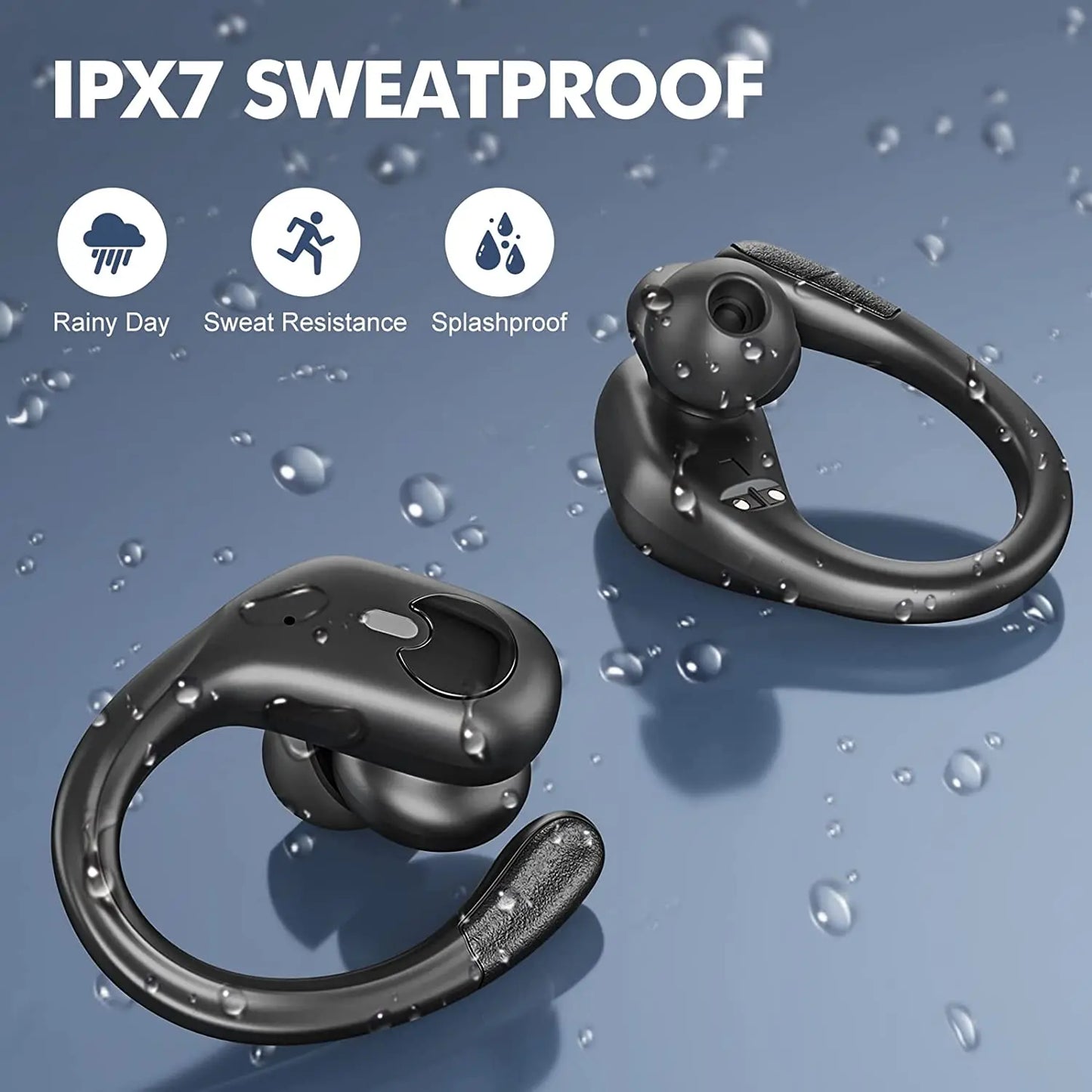 BX30 Wireless Sports Earbuds LED Display HiFi Stereo