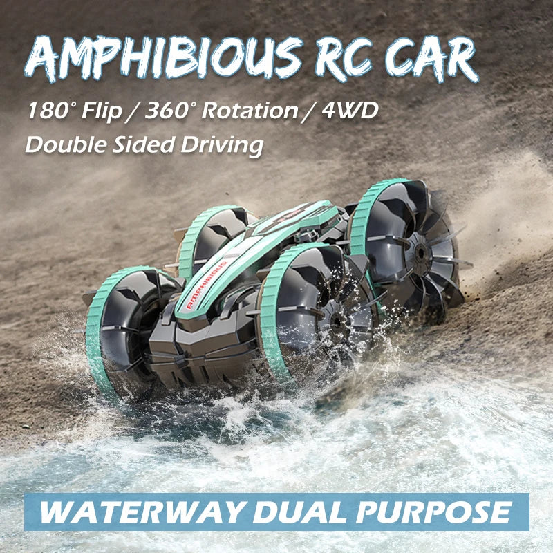 Amphibious RC Car Stunt Vehicle