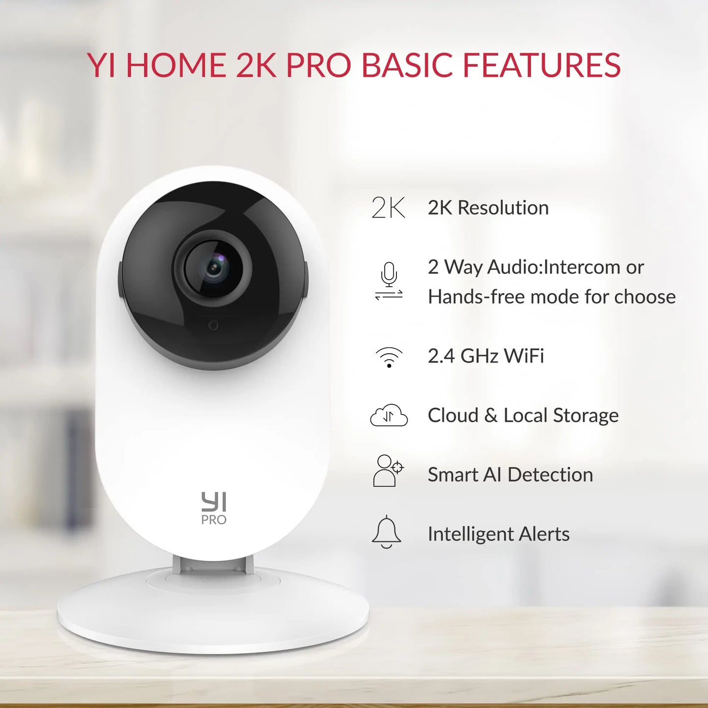 YI Pro 2K Home Security Camera