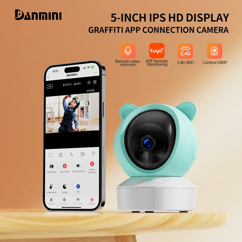 Smart Baby Monitor - WiFi Surveillance Camera