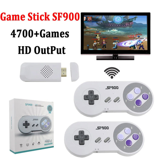 SF900 Retro Game Console with 4700 Games