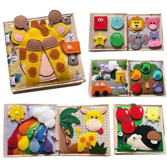 Baby Felt Quiet Book Montessori Toys