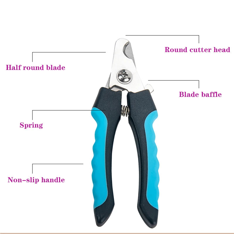 Professional Pet Nail Clipper Cutter for Cats and Dogs