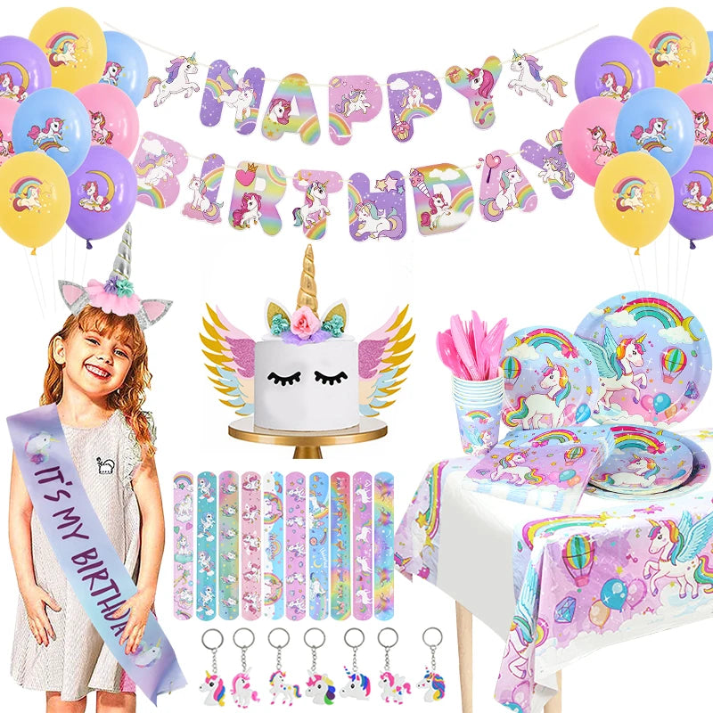 Unicorn Party Supplies Set