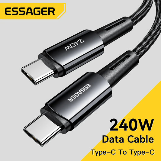 Essager 240W Super Fast Charge Type-C Cable