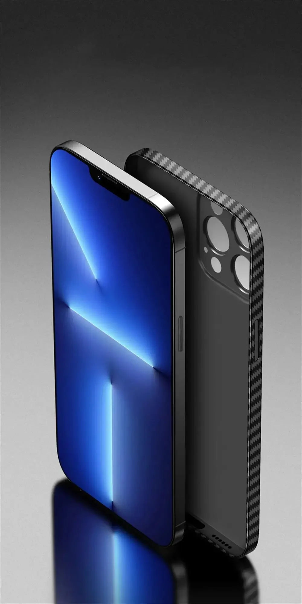 Luxury Carbon Fiber Matte iPhone Case